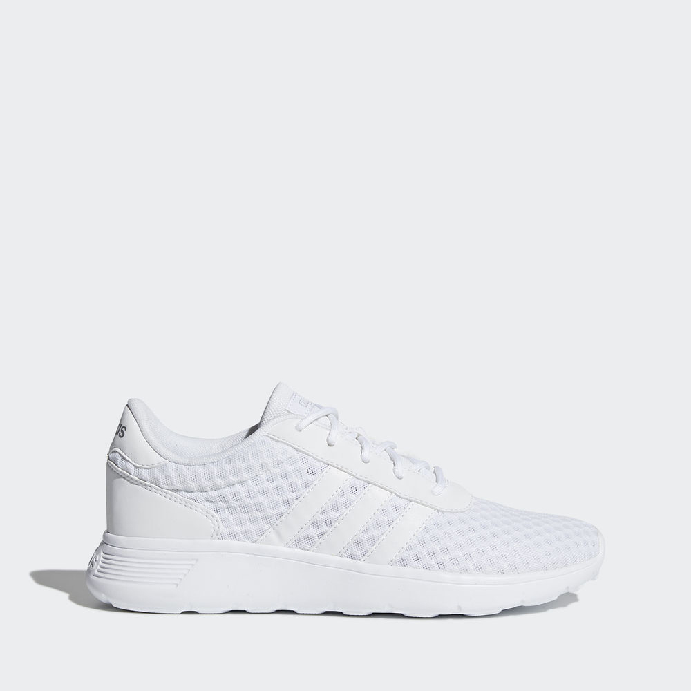 Adidas Lite Racer - αθλητικα παπουτσια γυναικεια - Ασπρα/Ασπρα/Ασημι,Μέγεθος: EU 36 – 54 2/3 (518KTE